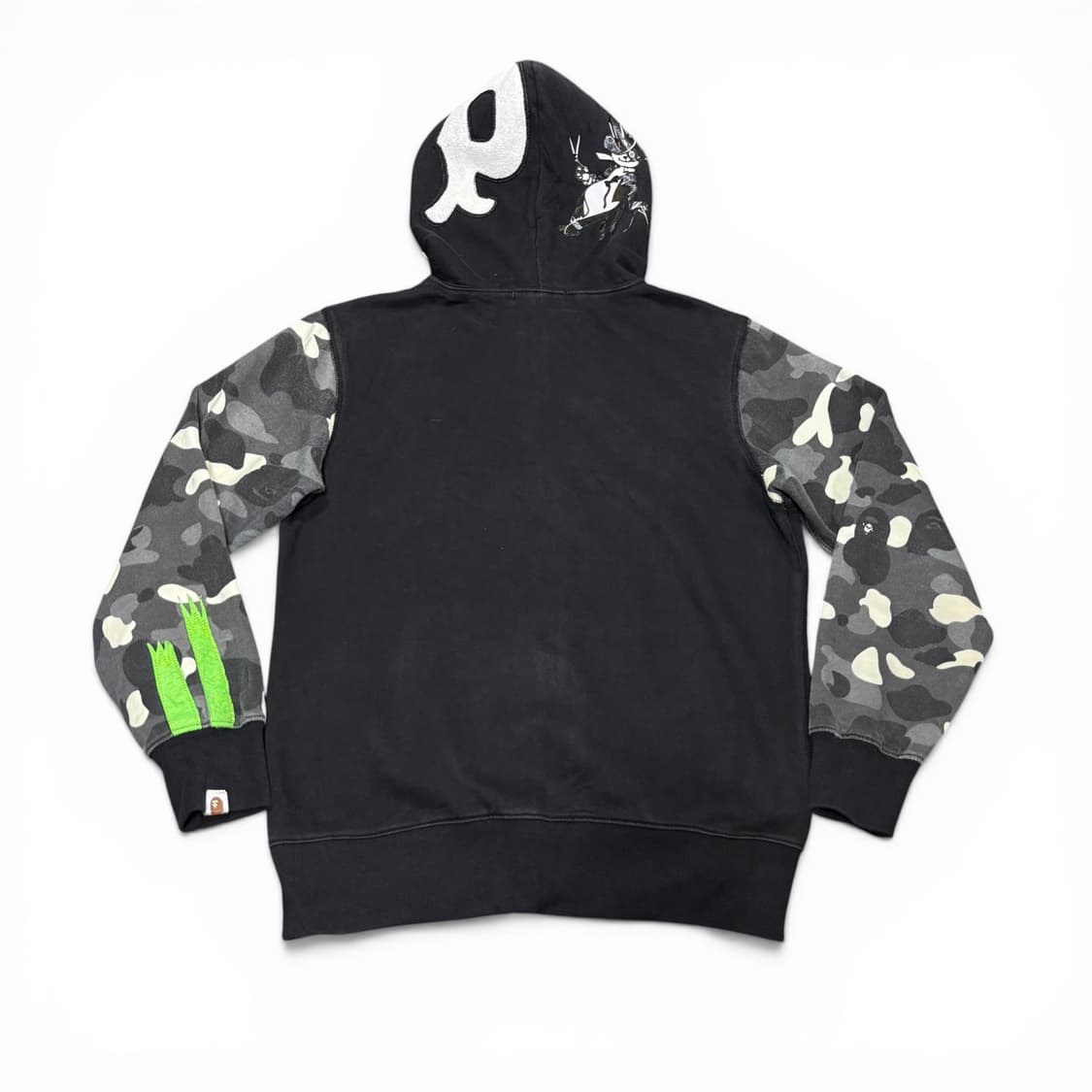 M 베이프 BAPE 흑계 판다 샤크 후드집업 상품이미지2