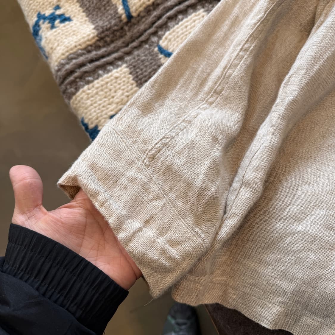 00 ~ 10S 아워레가시 린넨 셔츠 자켓 52 XL 상품이미지3