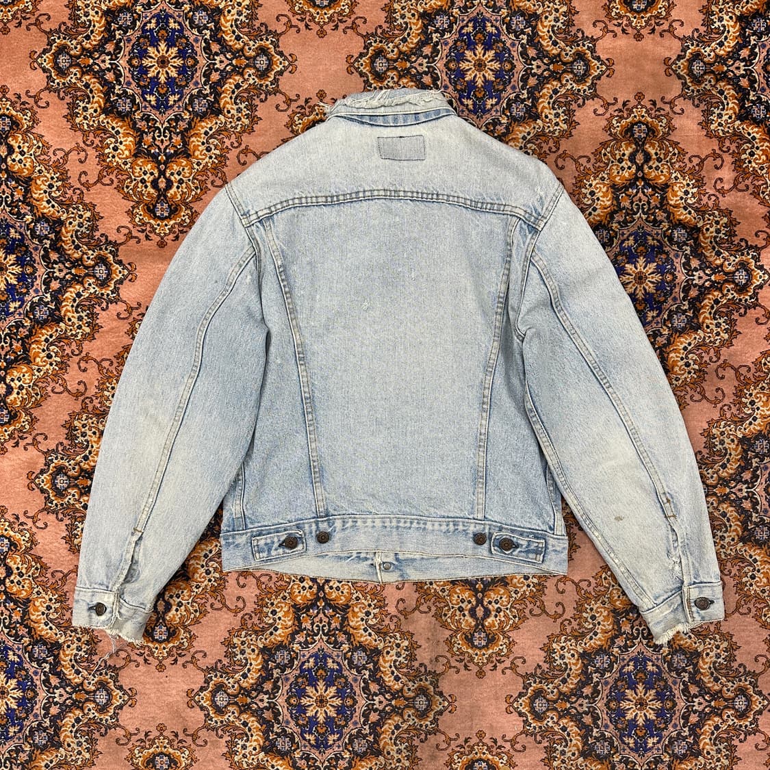 80s USA 리바이스 70505 데님 트러커 상품이미지8