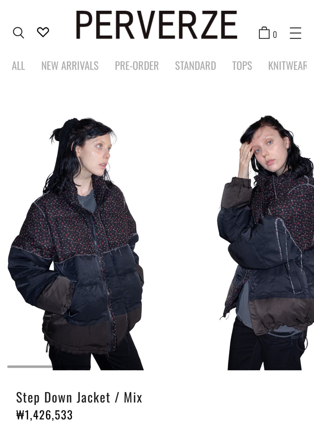 [F]퍼버즈 25fw 스탭 다운 패딩/믹스 상품이미지8