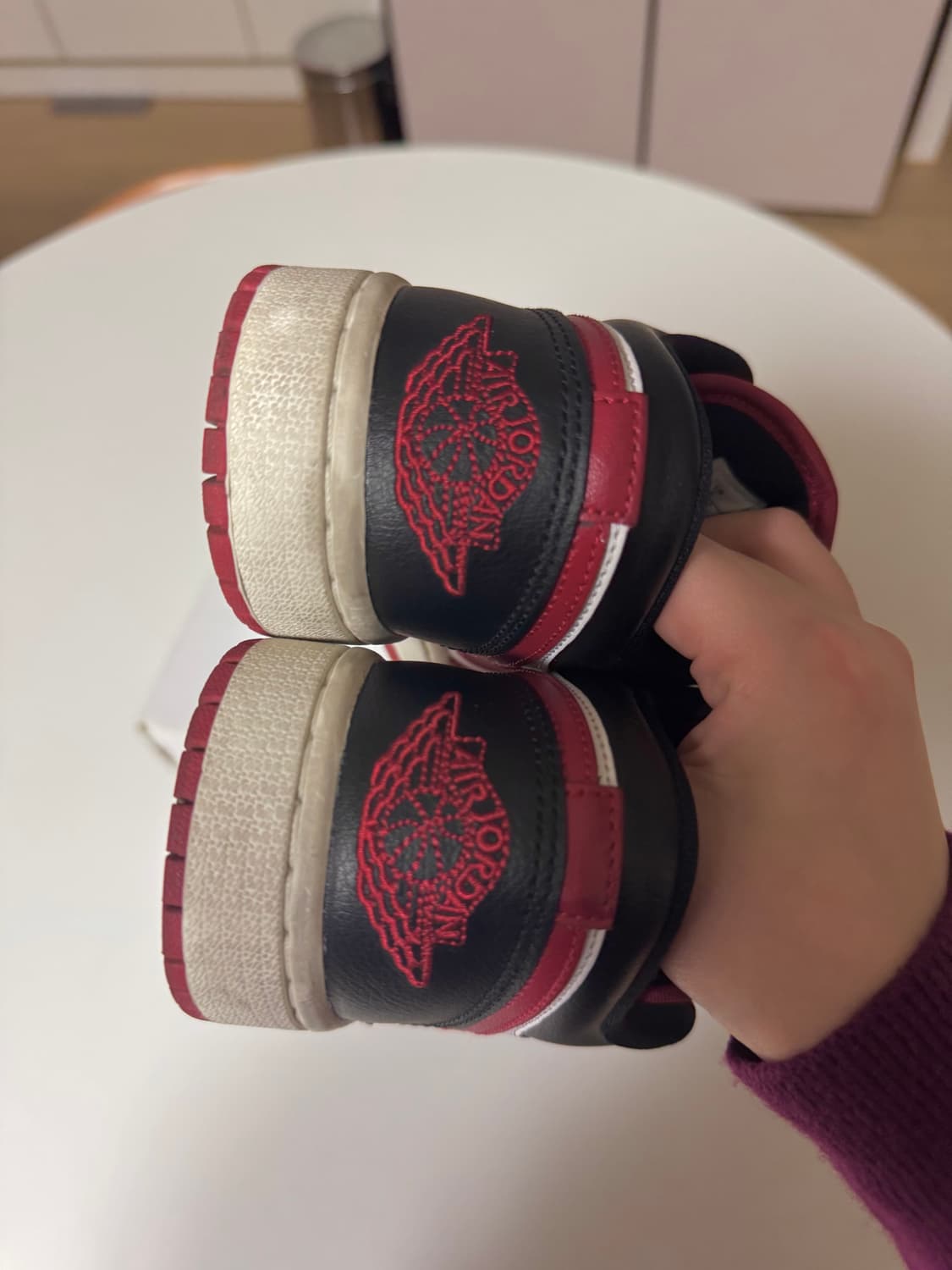 [230] 조던 1 로우 화이트 짐레드 상품이미지7