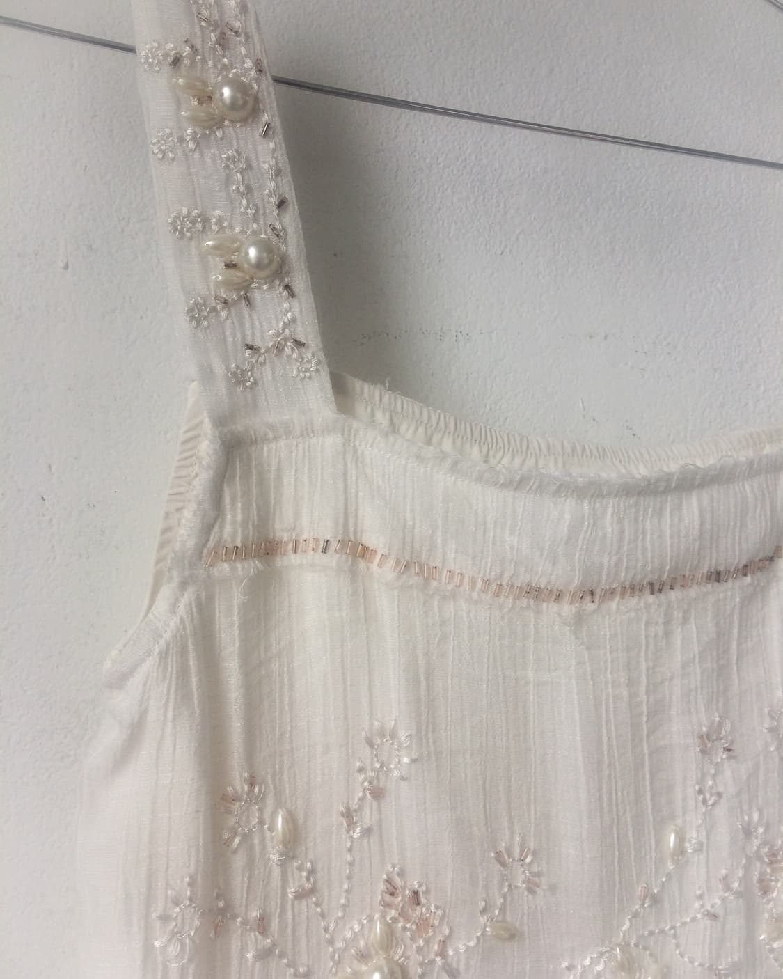 Beads embroidery  point sleeveless 상품이미지4