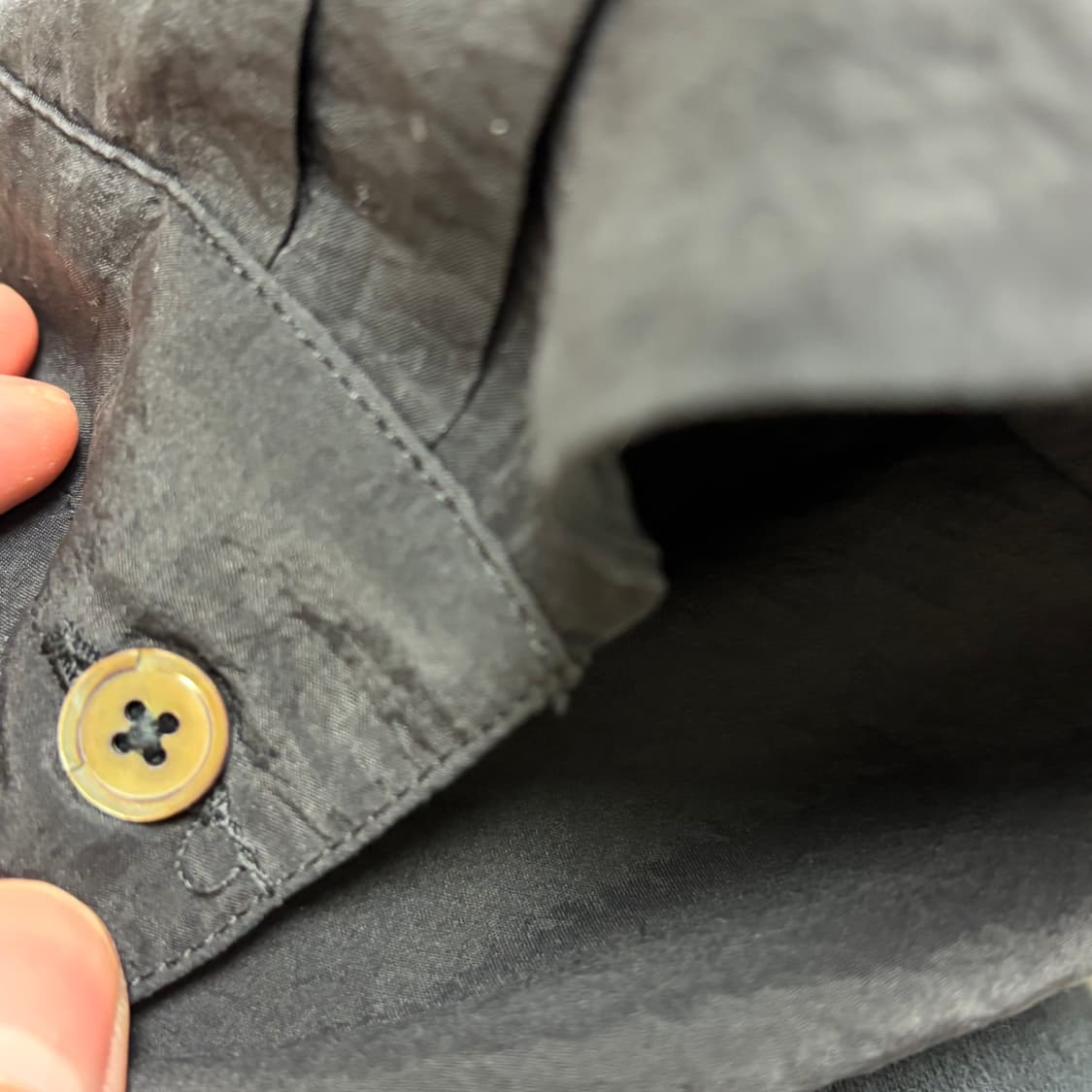 [50] 르메르 드라이실크 블랙 빅카라 셔츠 상품이미지2