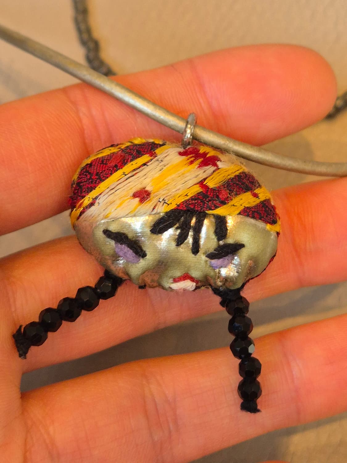 Fabric Doll Necklace 상품이미지3