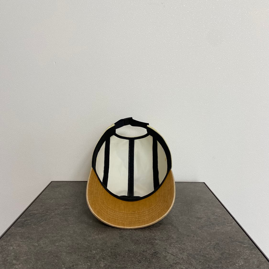 슈프림 투톤 내츄럴 탄 레드 박스로고 캠프캡 모자 상품이미지5