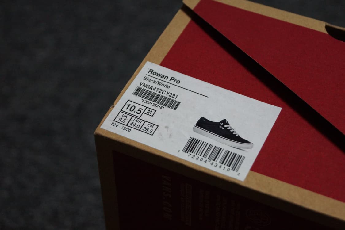 (285) 반스 로완 프로 블랙 화이트 2020 상품이미지6