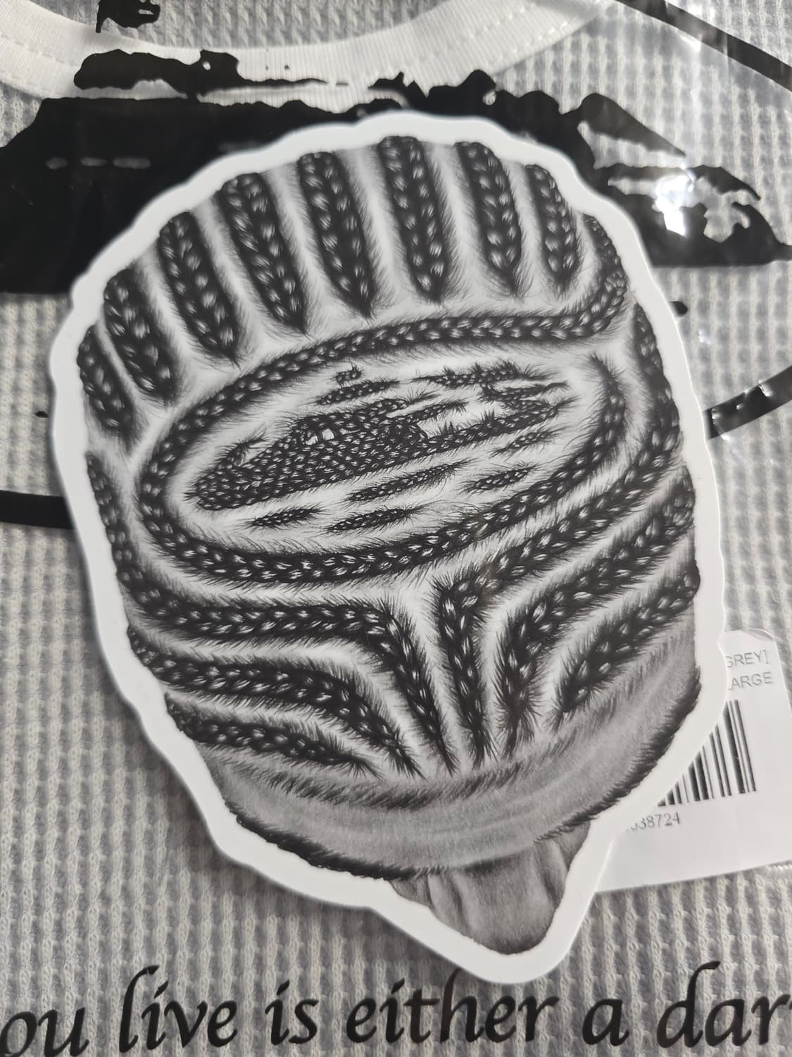 Corteiz tank grey L 코르테이즈 와플 탱크 그레이 상품이미지8