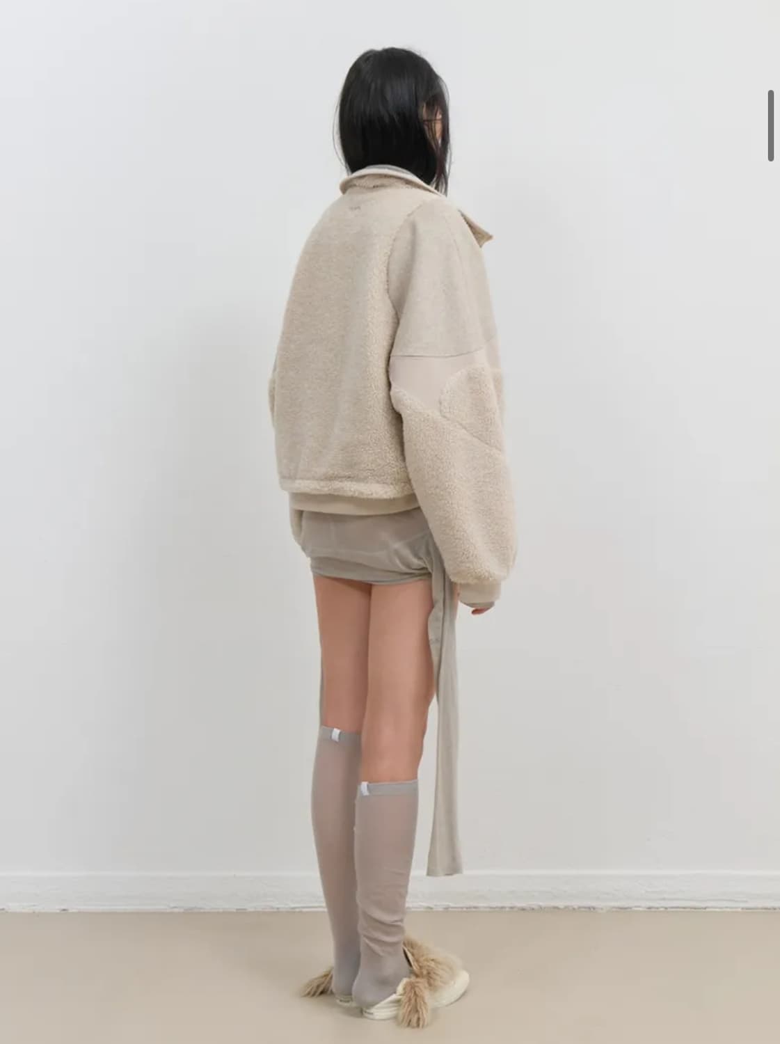 오호스 ojos 리버시블 플리스 봄버자켓 상품이미지2