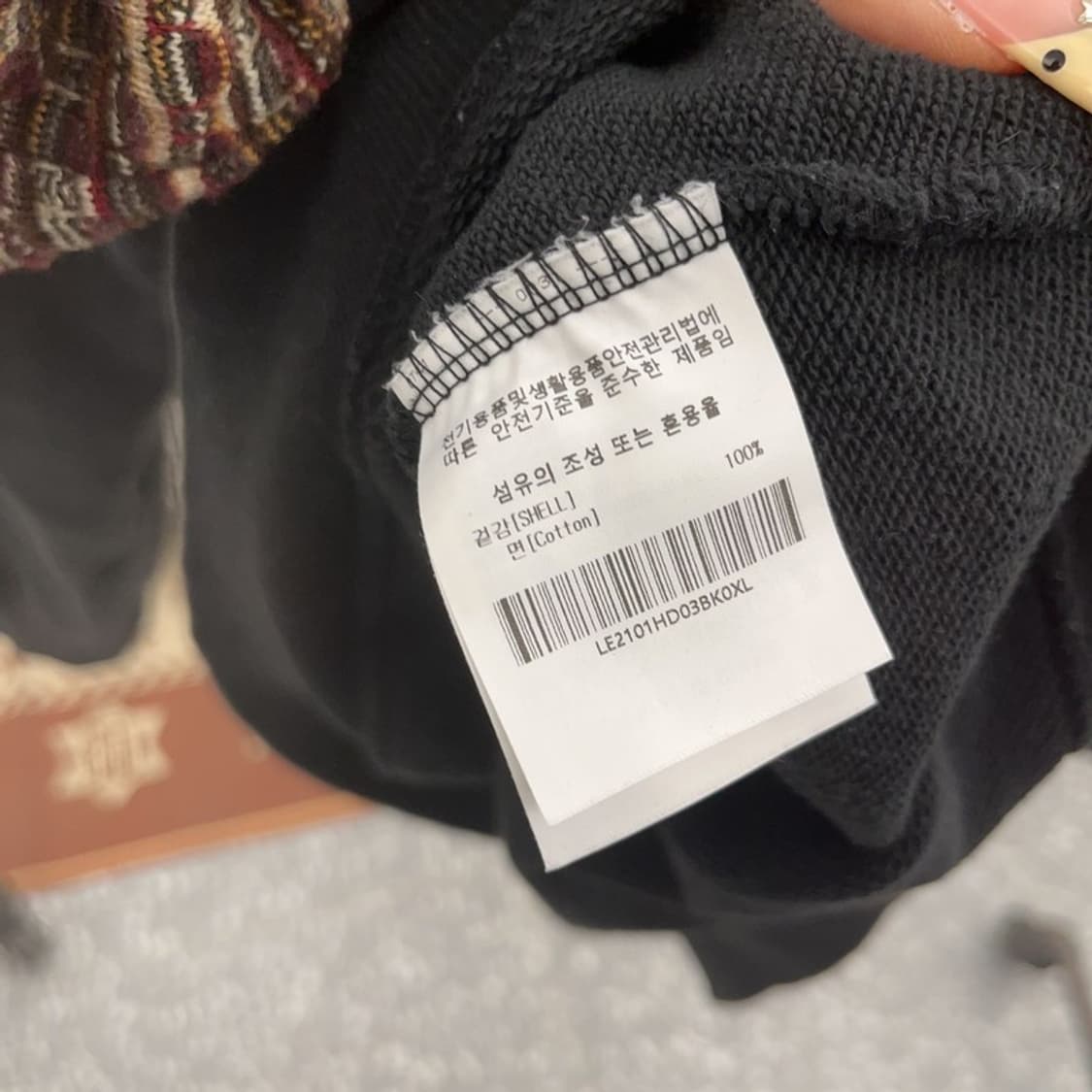 LEE 리 레트로 스트릿 펑크 스펠자수 후드티 XL C09571 상품이미지6