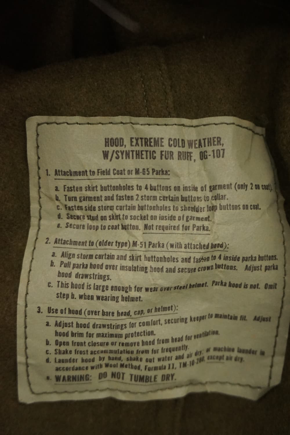 M-65 fishtail parka 상품이미지8