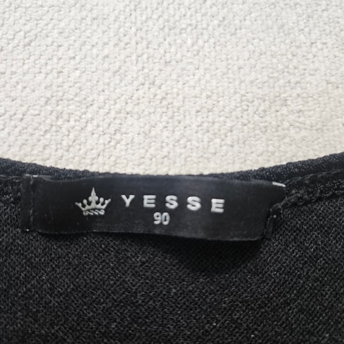 90 YESSE 레이스포인트 반팔 니트 0402Y 상품이미지3