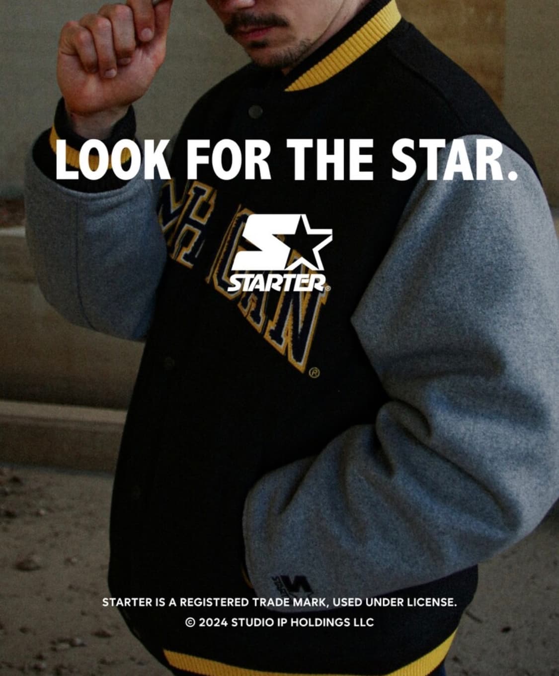 스타터 미시간 바시티 자켓 OXL 새제품 상품이미지1