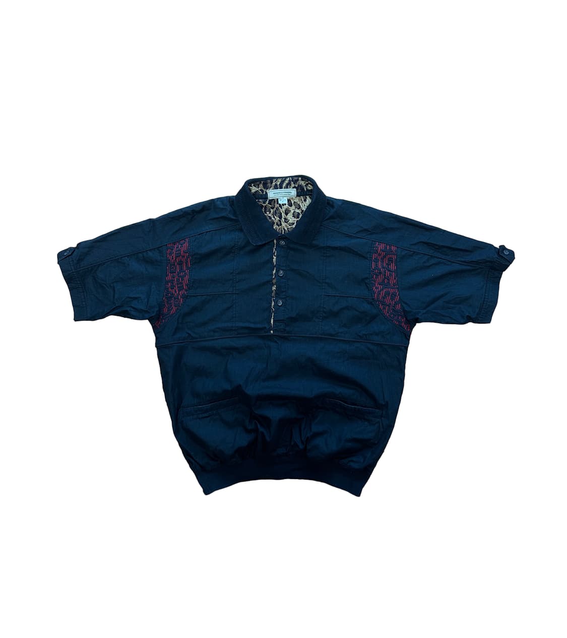 vintage mix fabric half sleeve (M 상품이미지2