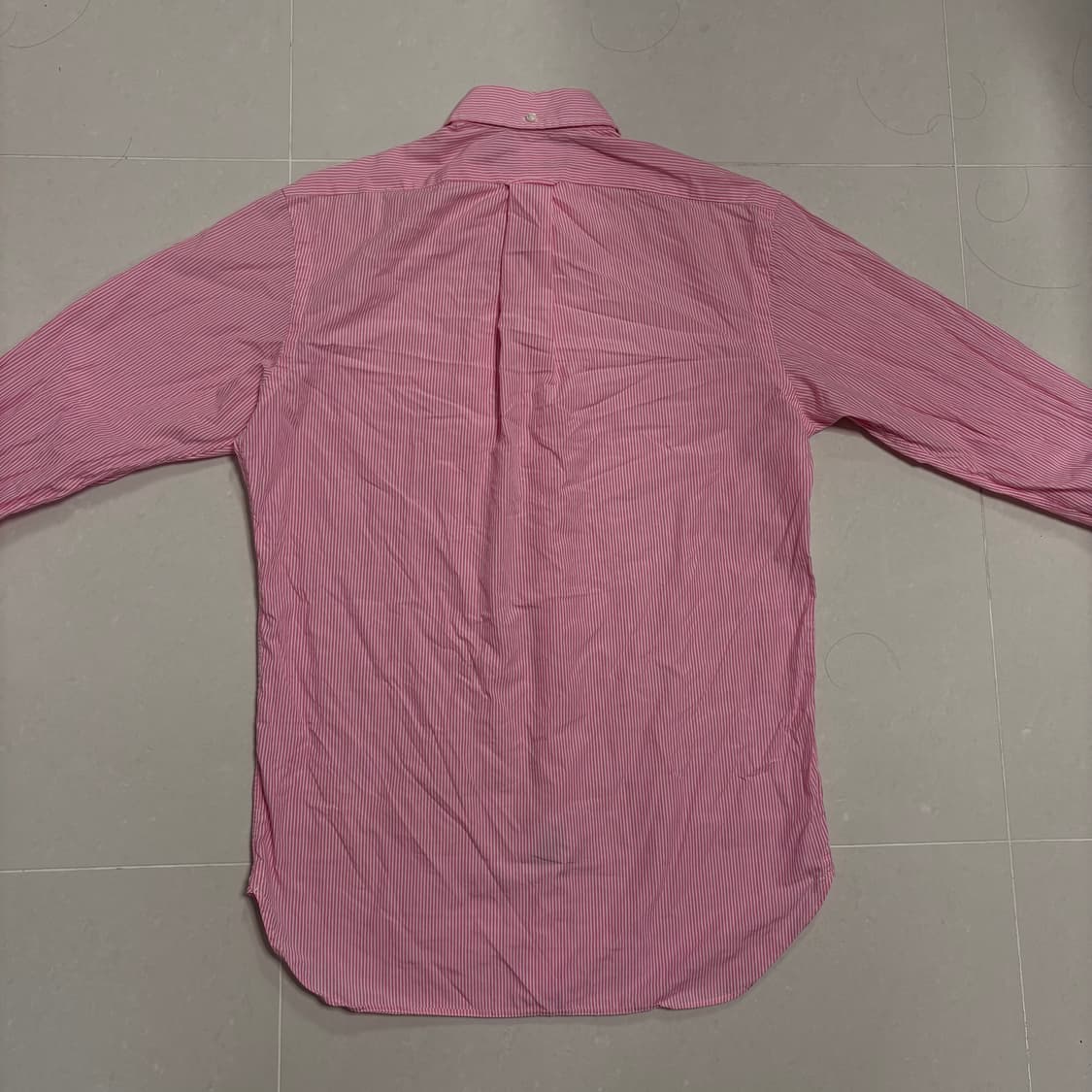 정품 폴로 랄프로렌 핑크 스트라이프 셔츠 상품이미지4