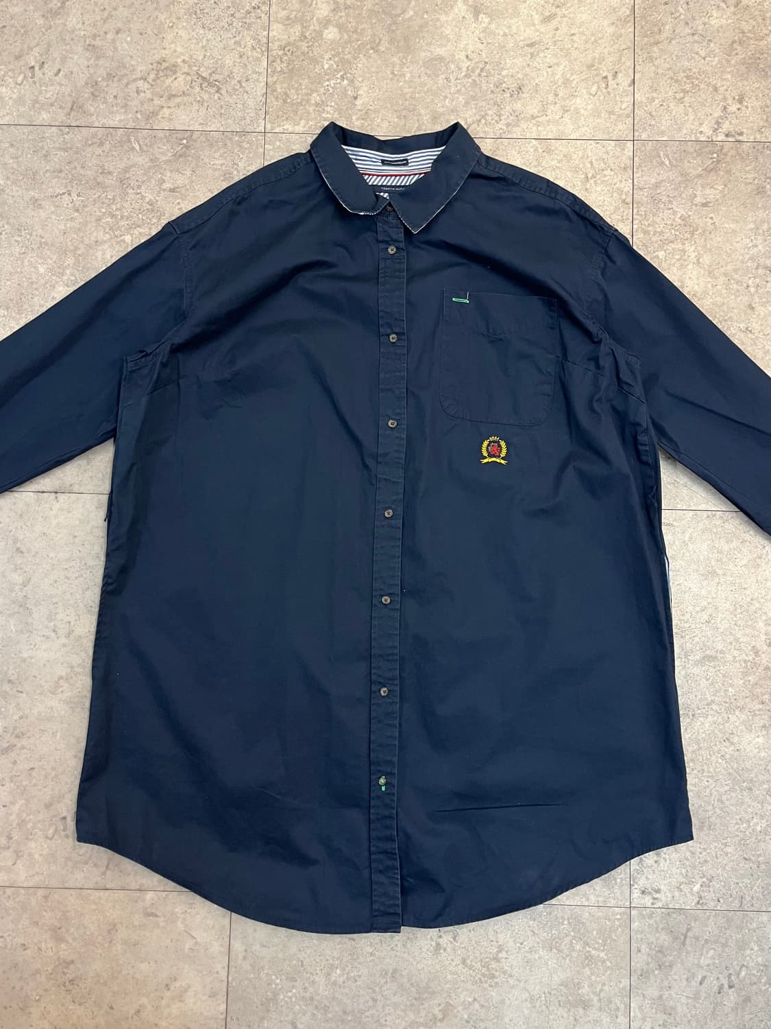 타미힐피거 셔츠 네이비 L #csz3070 상품이미지4