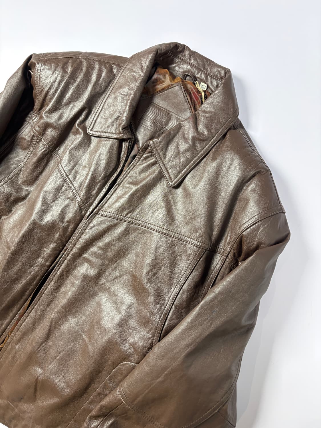 싱글 레더 자켓 상품이미지2