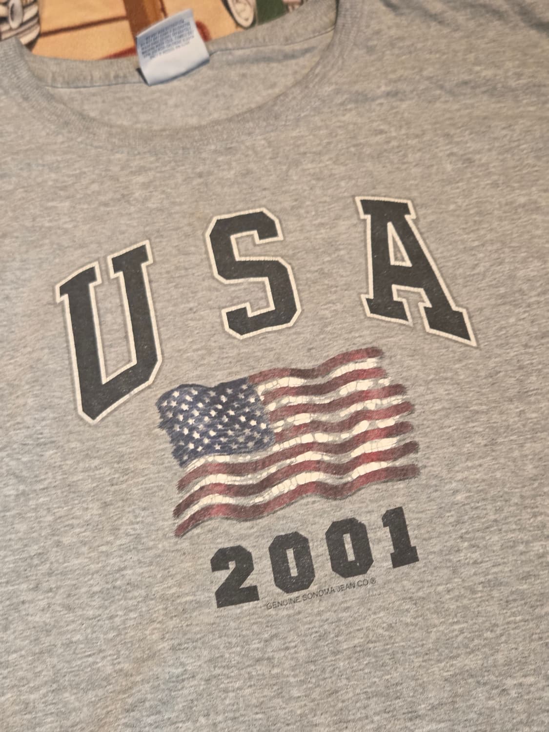 USA 2001 프린팅 티셔츠 상품이미지3