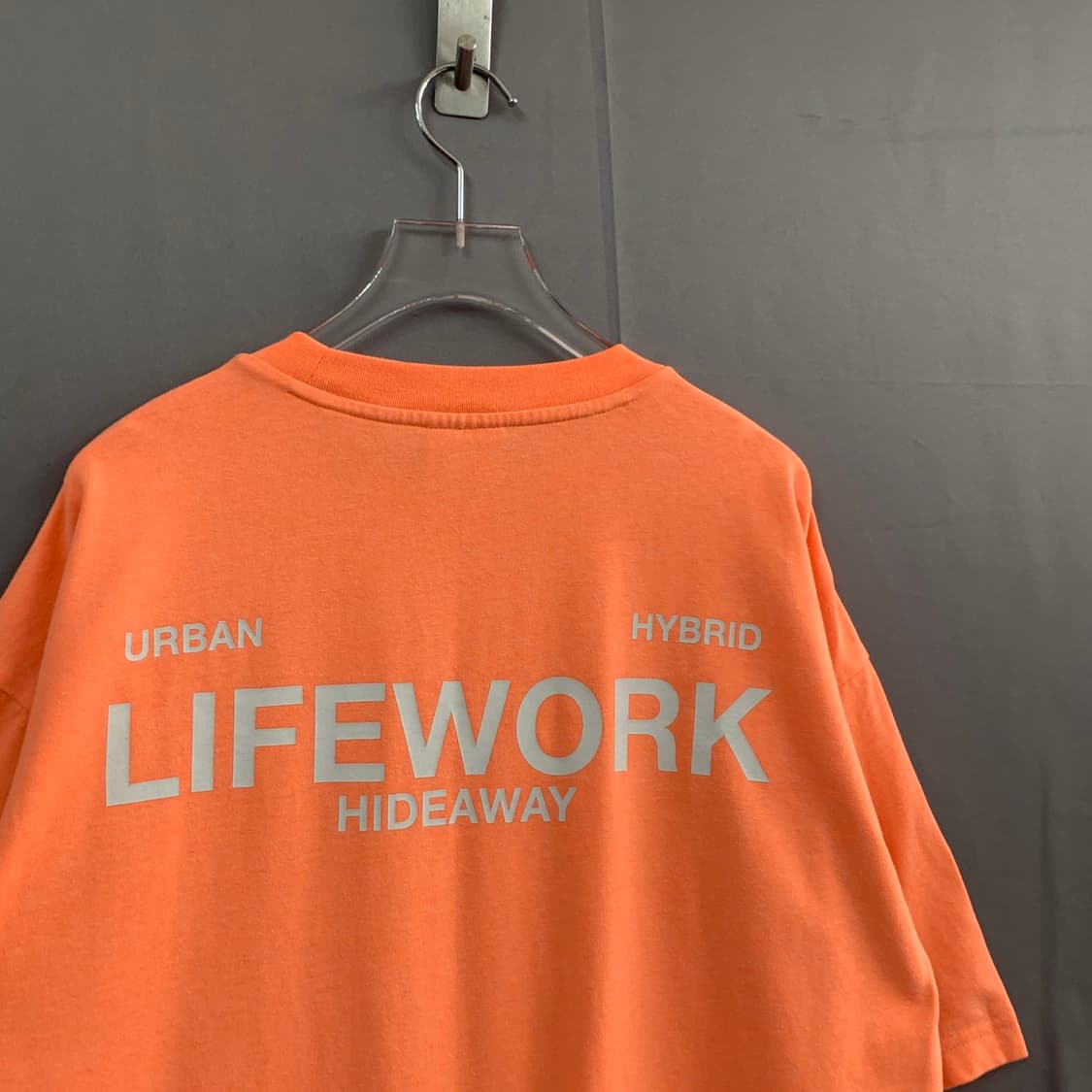 M 라이프워크 레이어드 프린팅 오버핏 반팔티 상품이미지3