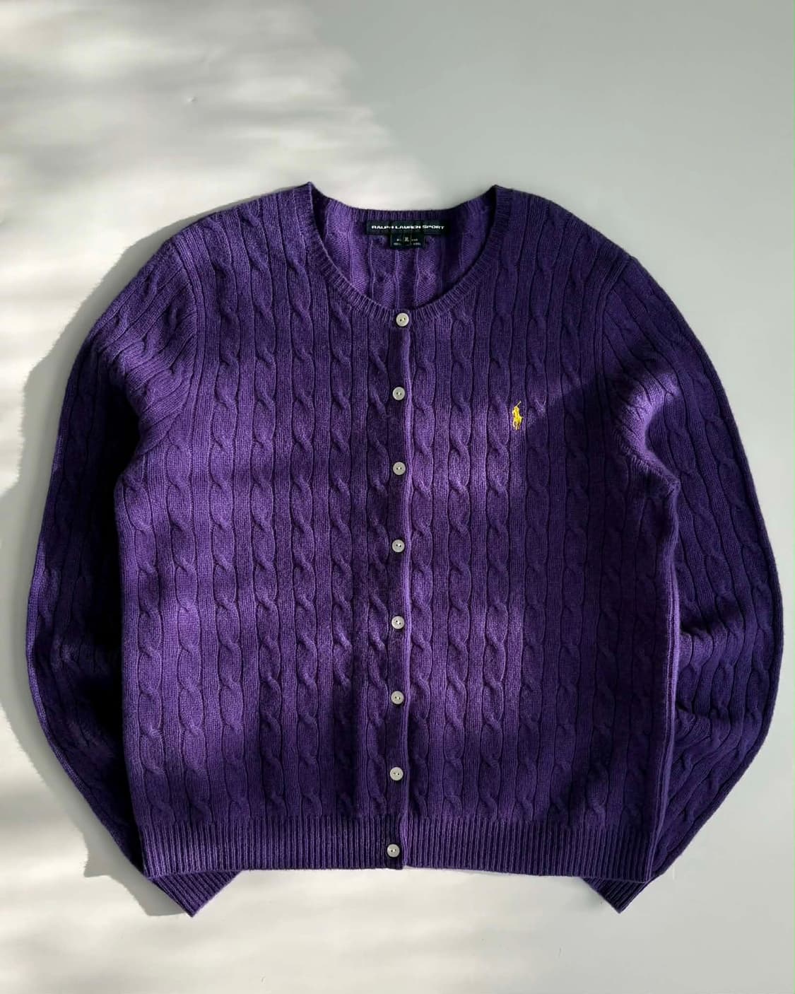[XL] 폴로 랄프로렌 케이블 울 니트 가디건 상품이미지1