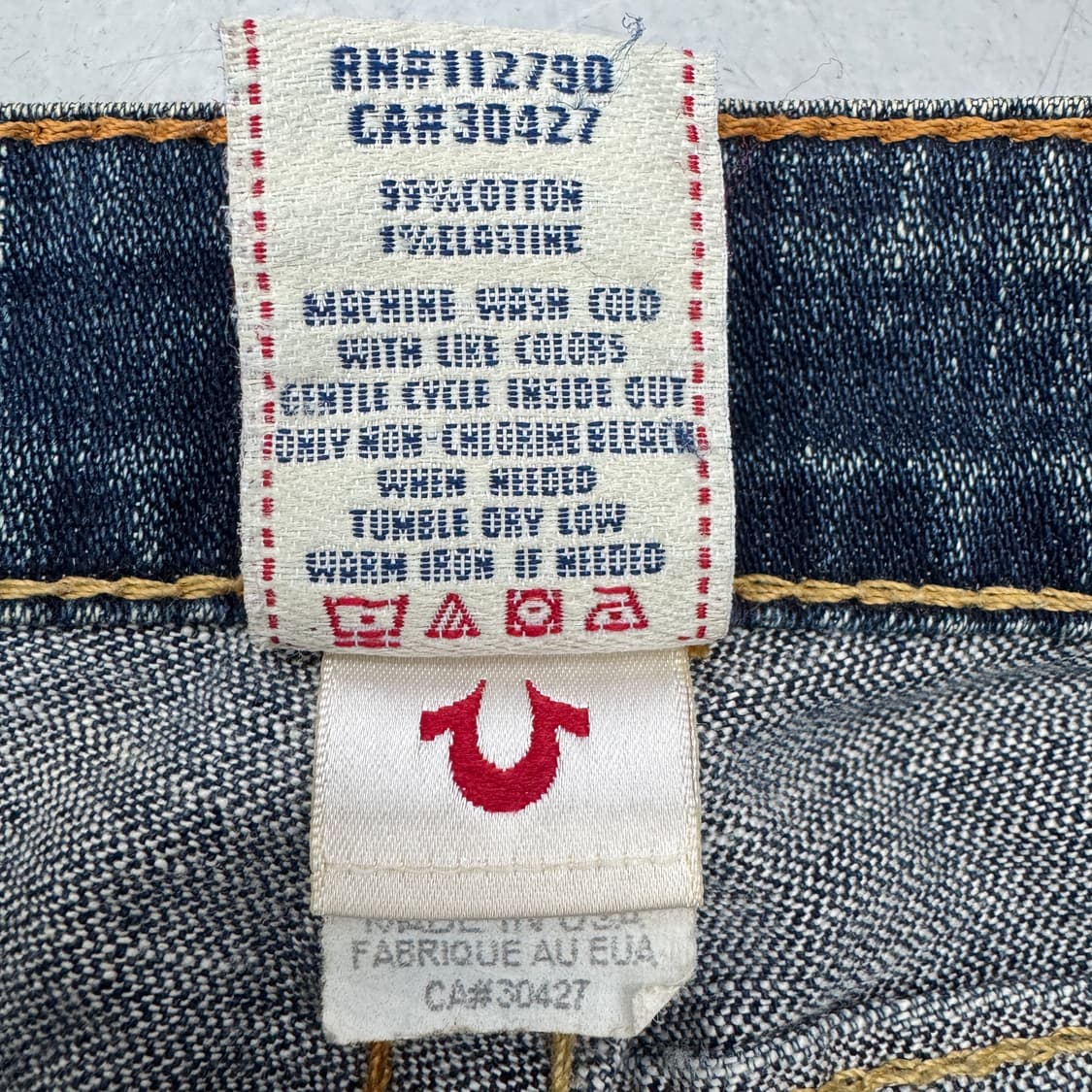 트루릴리전 Y2K 조이 부츠컷 데님팬츠 상품이미지8