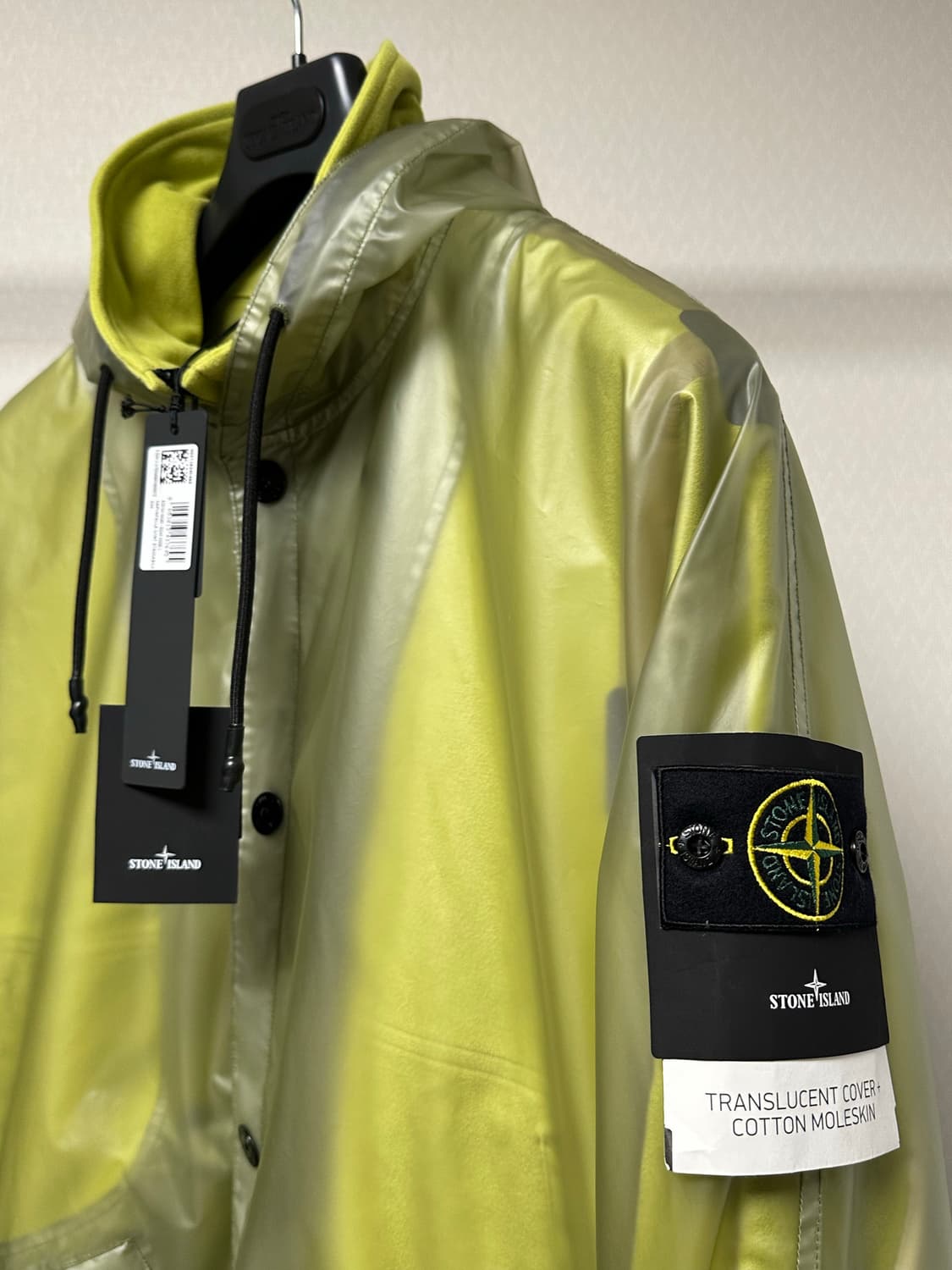 스톤아일랜드 반투명 커버 몰스킨 자켓 L(105-110) 새상품 상품이미지2