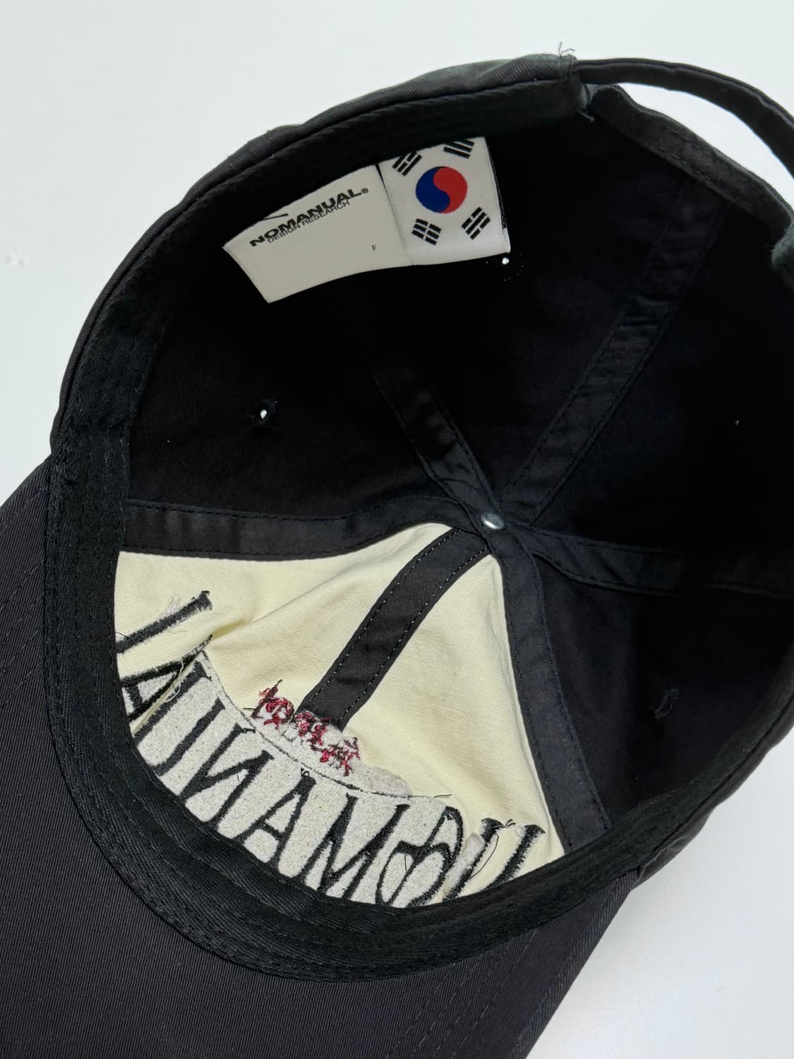노매뉴얼 2C 트러커 볼캡 블랙 상품이미지4