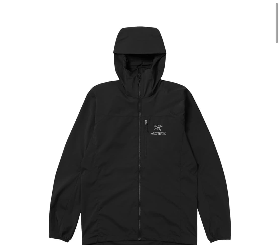 아크테릭스 스쿼미시 블랙 바람막이 상품이미지1