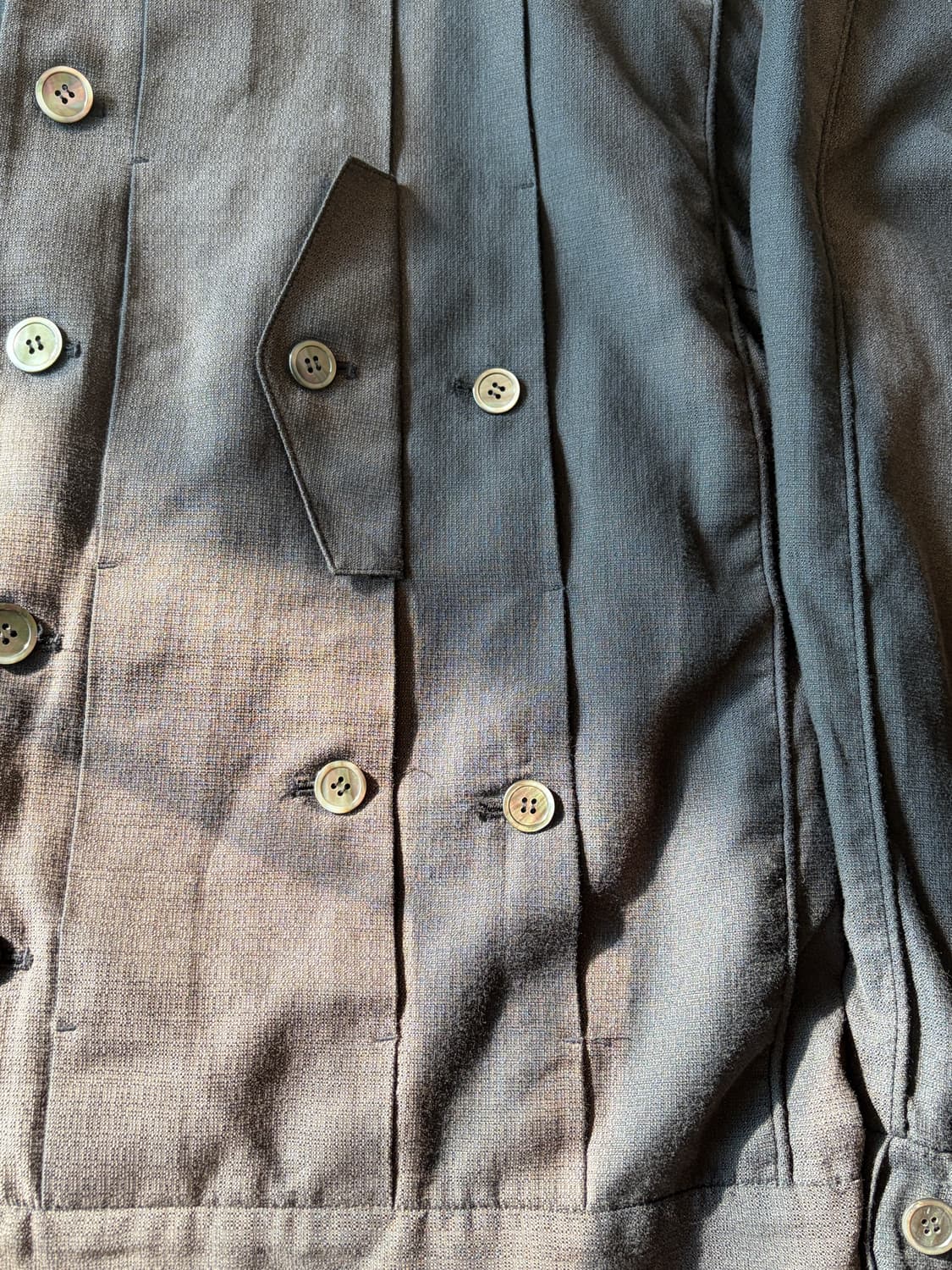 22SS 지용킴 논카라 선페이드 자켓 상품이미지6