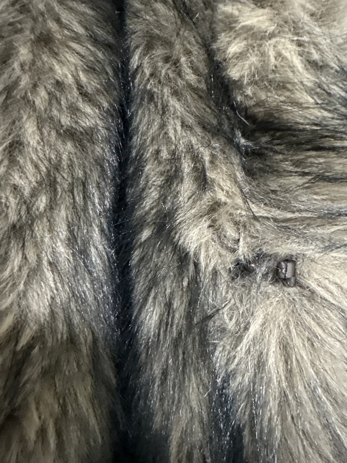 밀로우먼 버클 롱 헤어 퍼자켓 브라운 S 상품이미지6