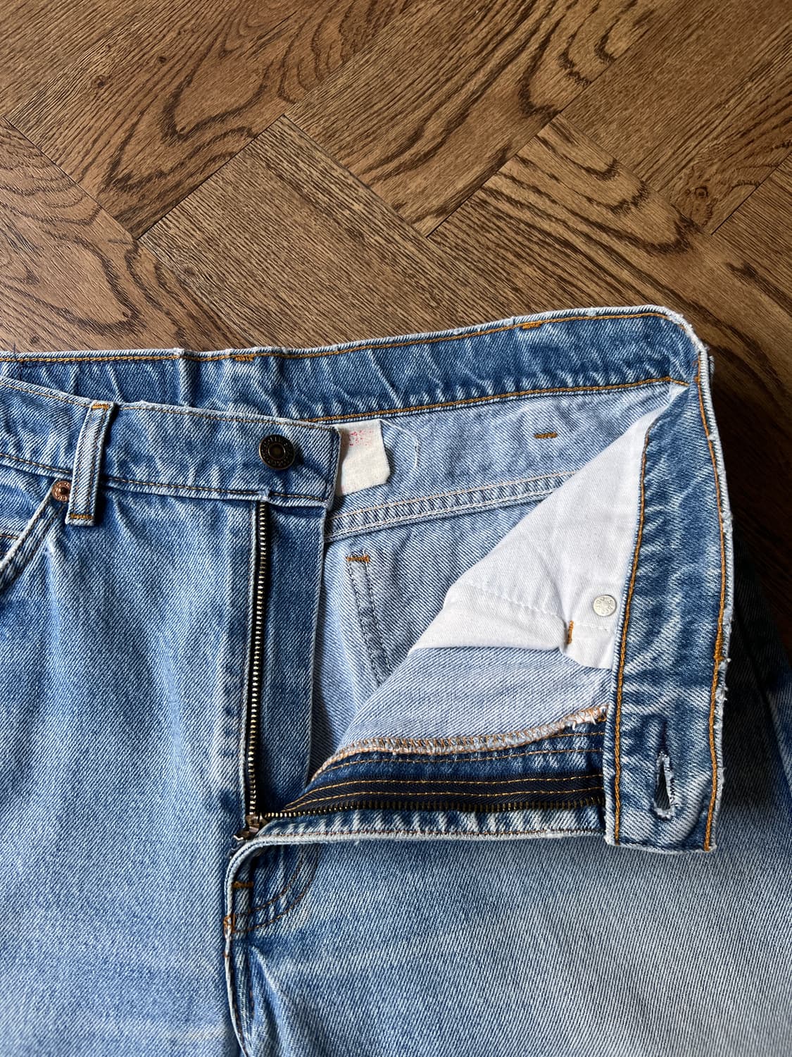 [33]90's 리바이스 USA 오렌지탭 505 데님 팬츠 상품이미지3
