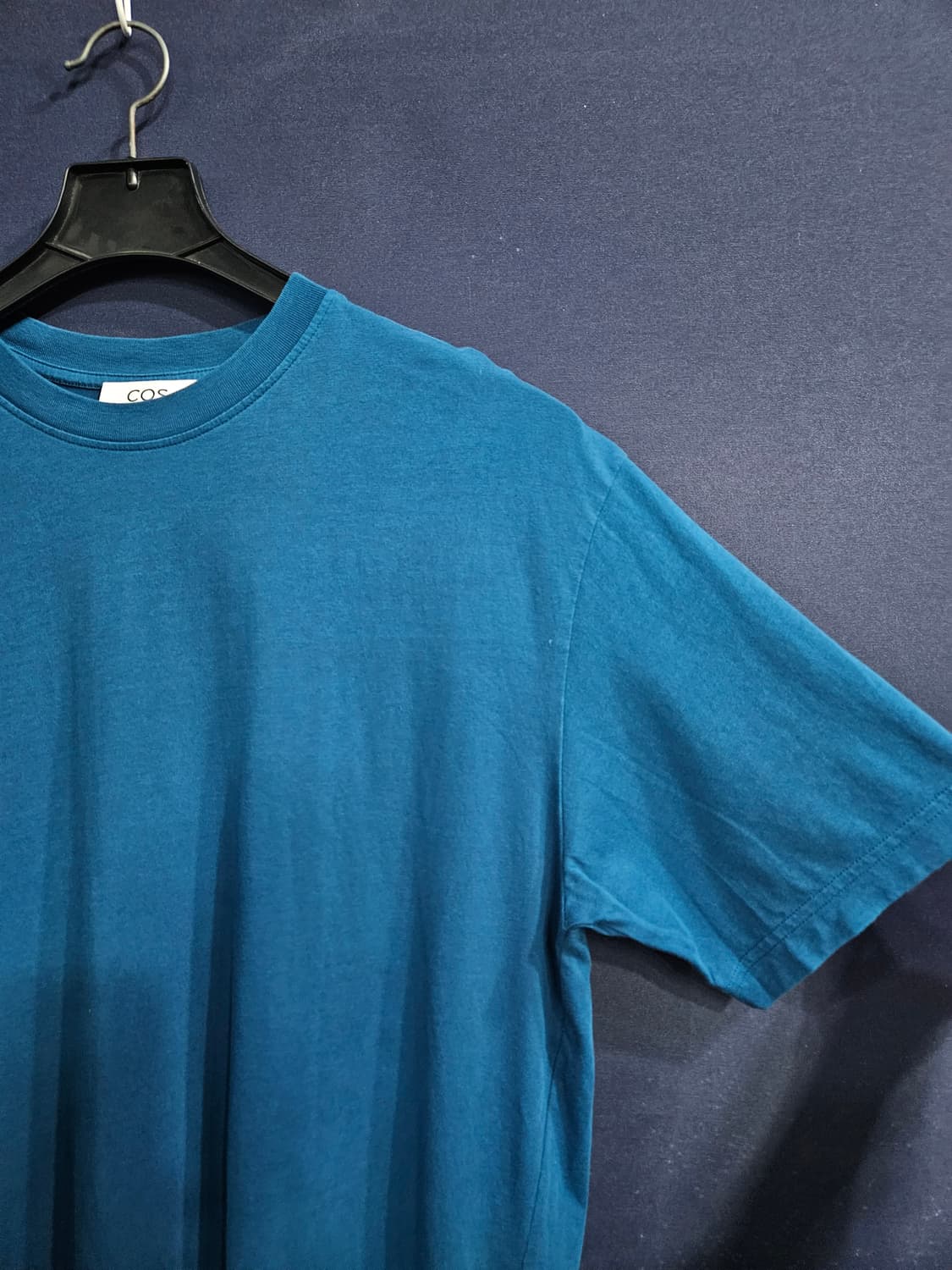 코스 다크블루 남성 오버핏 95~100 반팔티  상품이미지4