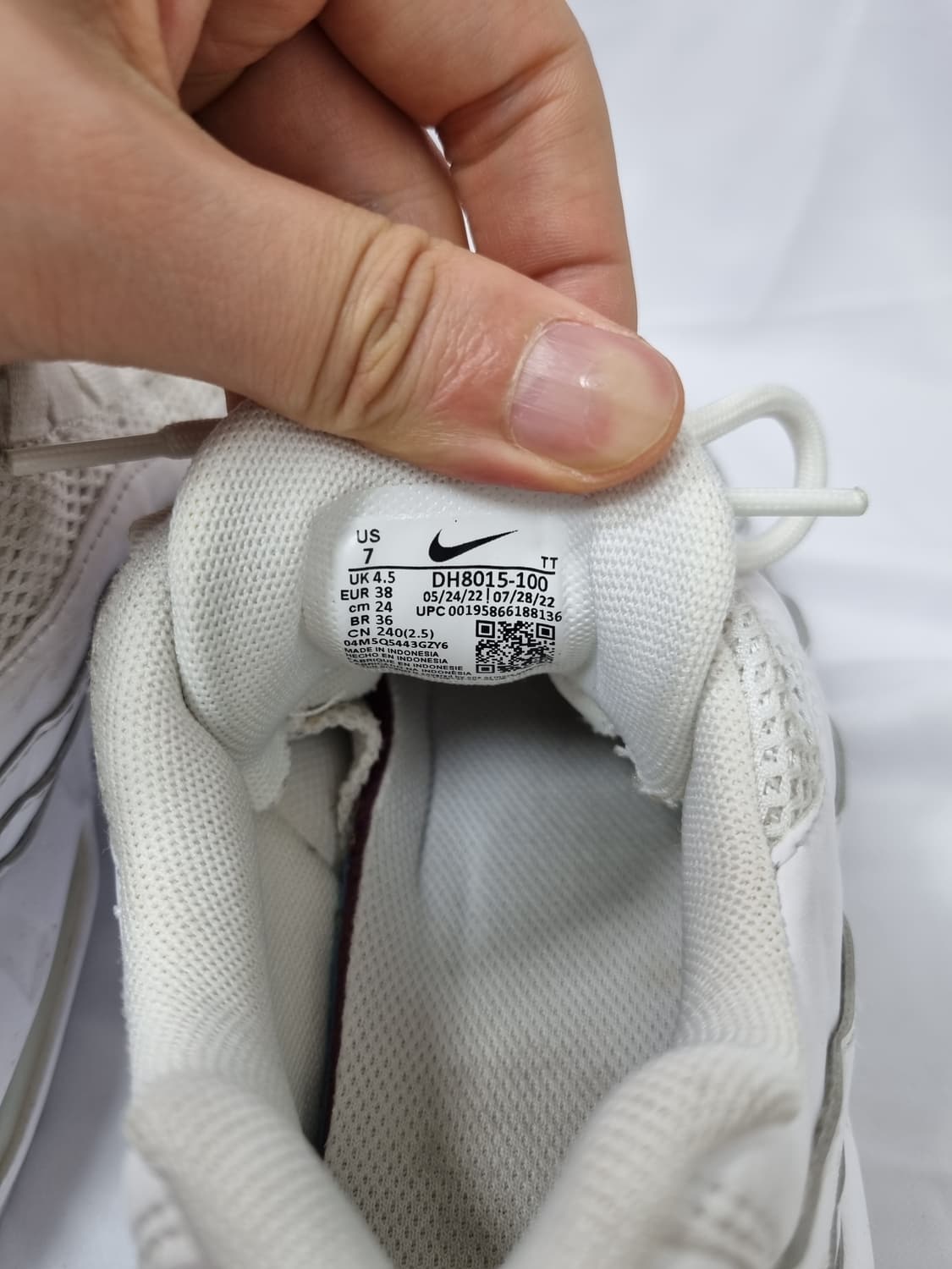 240 나이키 에어맥스 95 화이트 상품이미지7