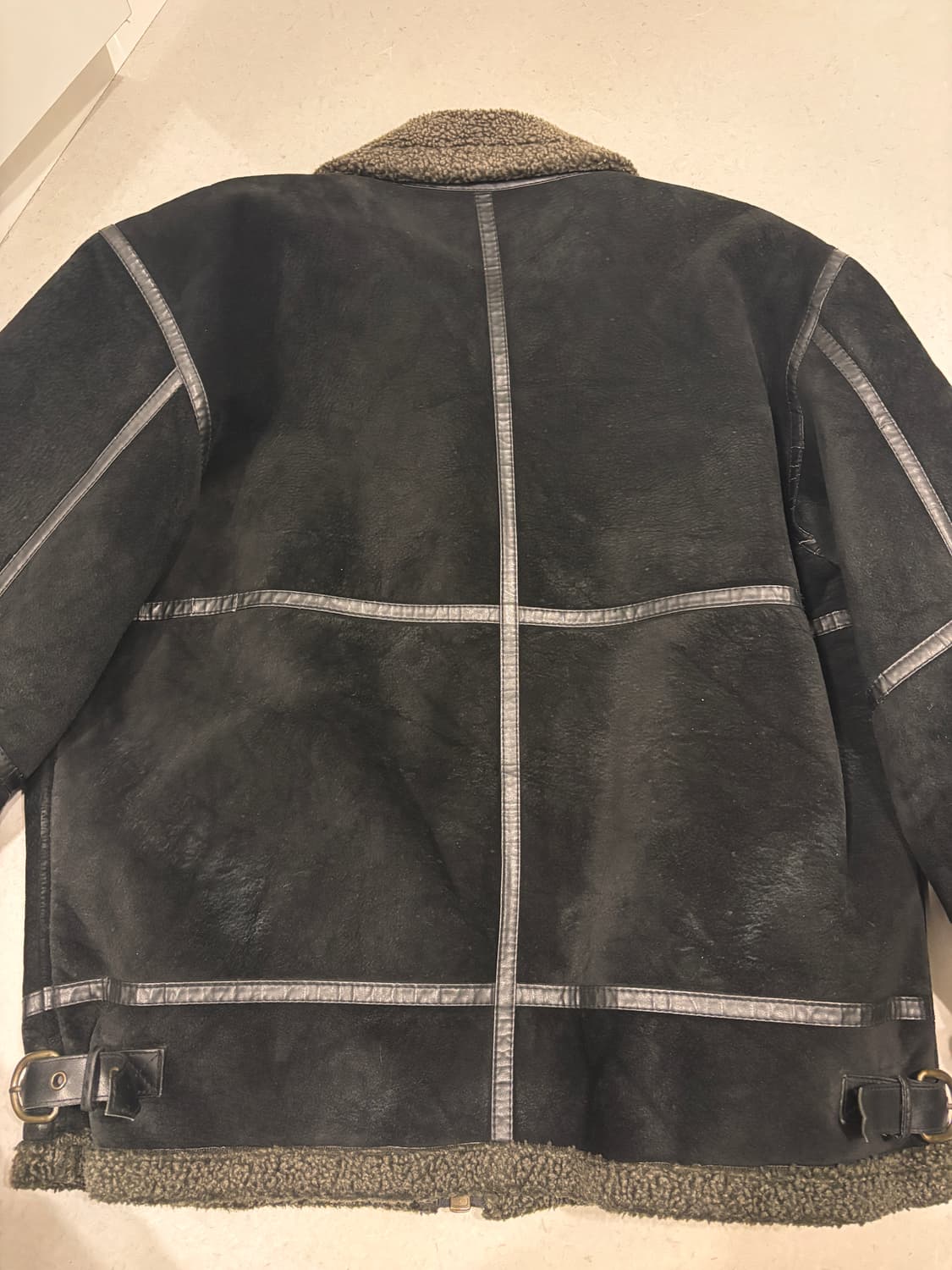 Anna 스웨이드 무스탕 상품이미지4