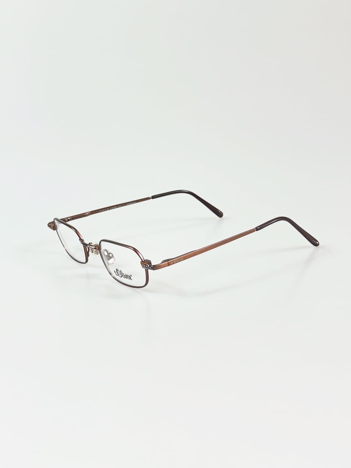 90s 독일제 s.Oliver 슬림 스퀘어 빈티지 안경 상품이미지3