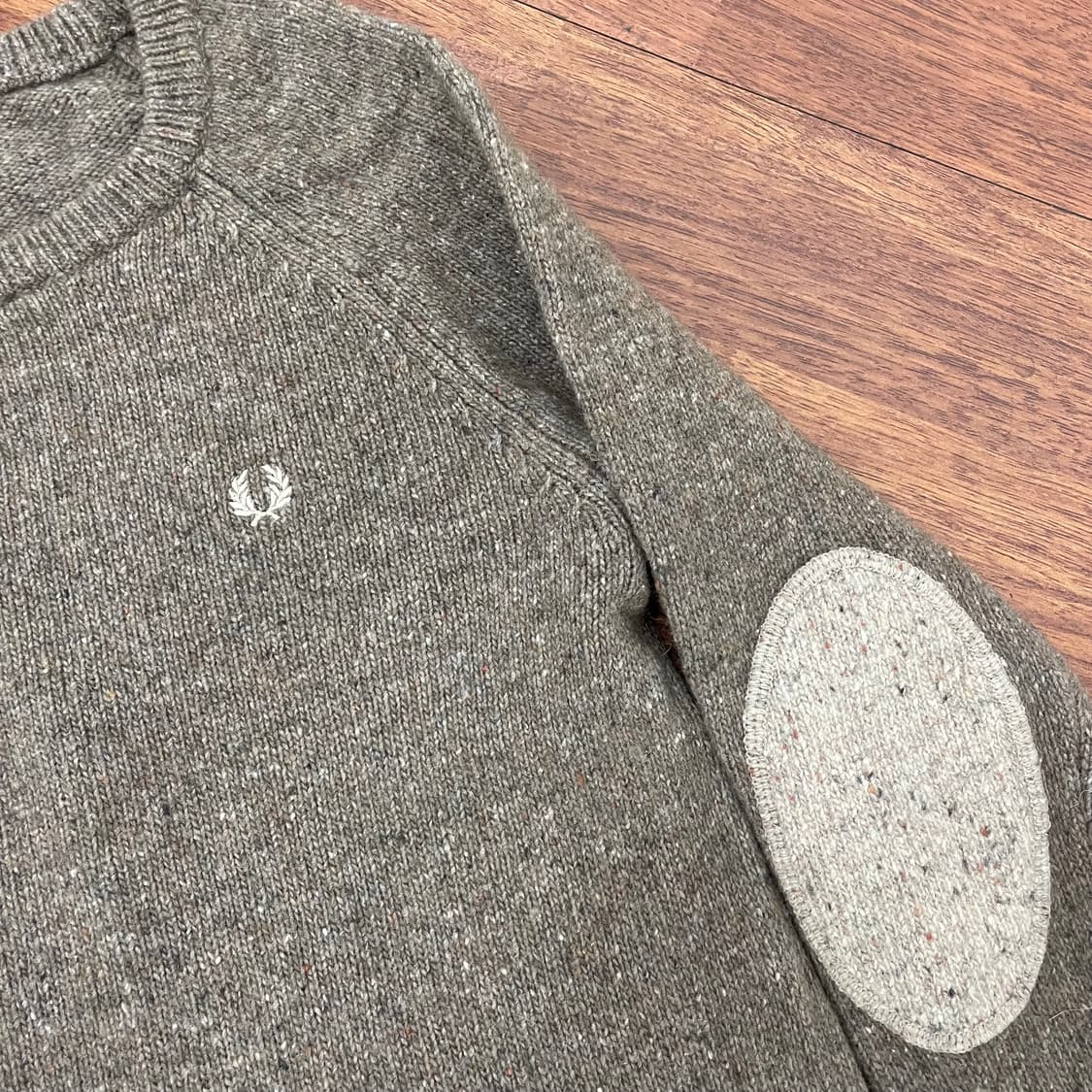 여성 프레드페리 엘보패치 니트 원피스 상품이미지2