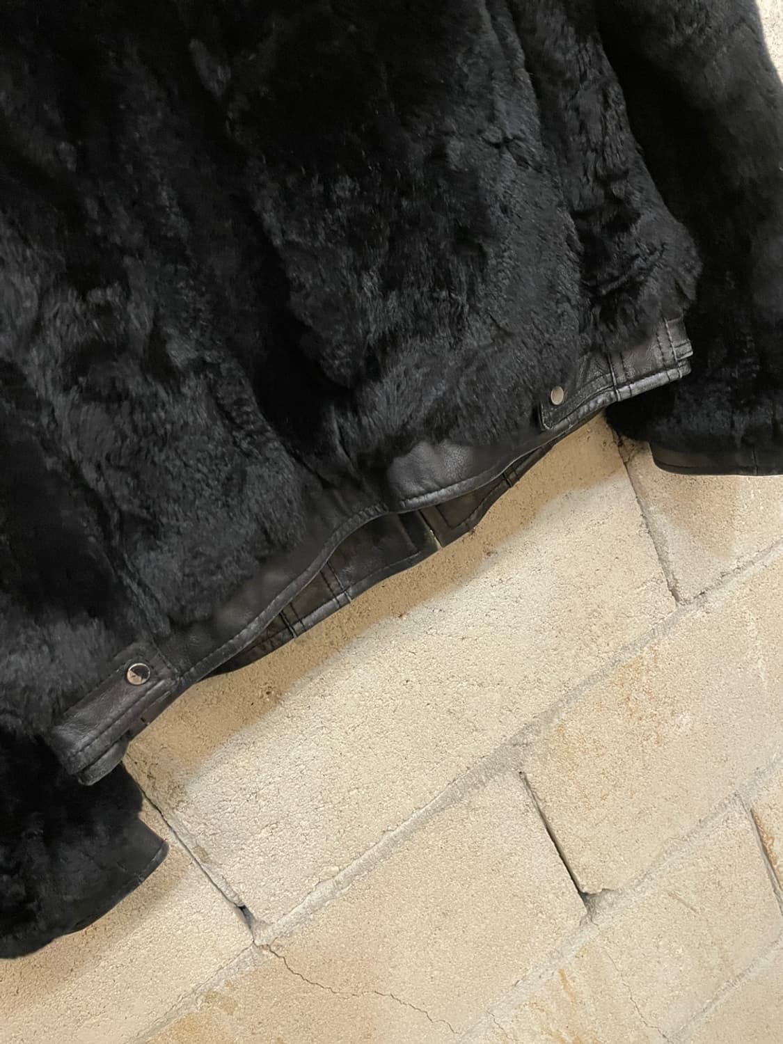 Zioni Rex Fur Leather Jacket 상품이미지6