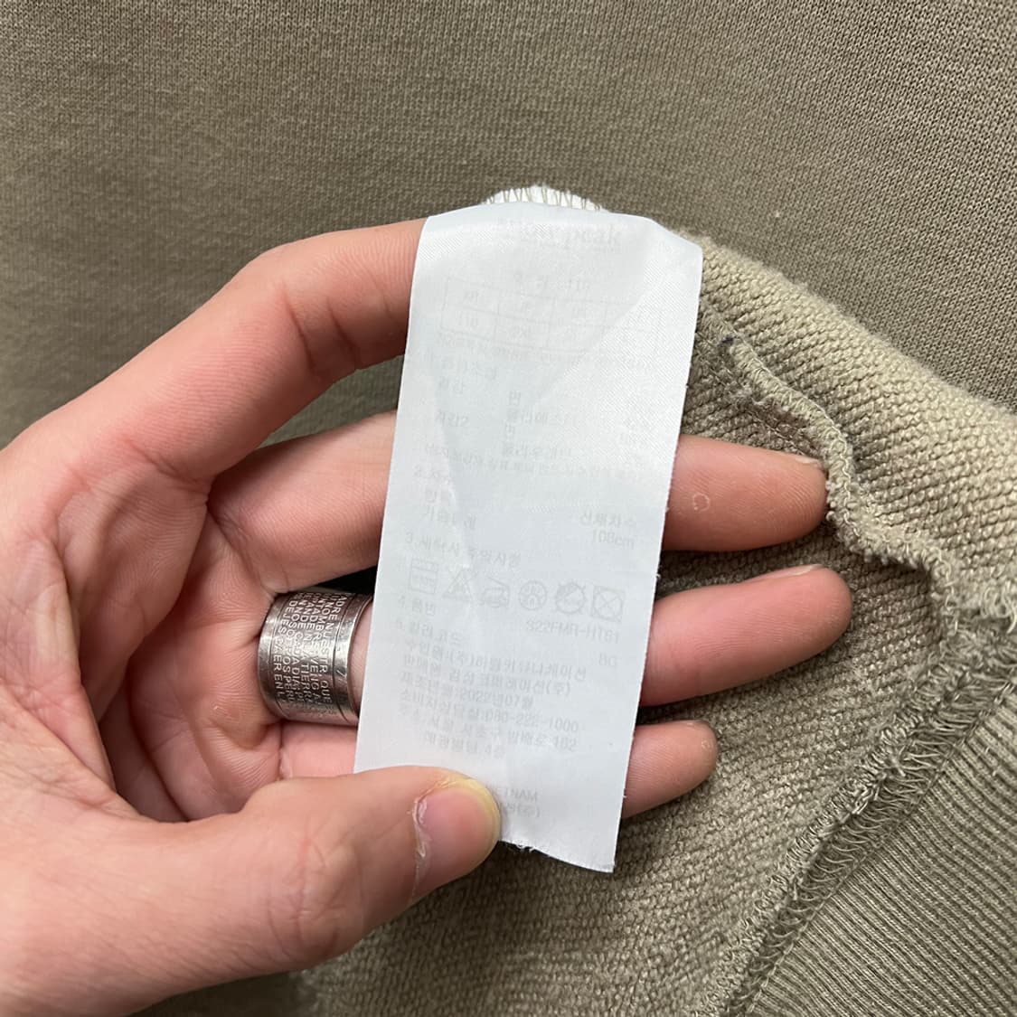 스노우피크 어패럴 유니온 맨투맨 2XL 상품이미지4