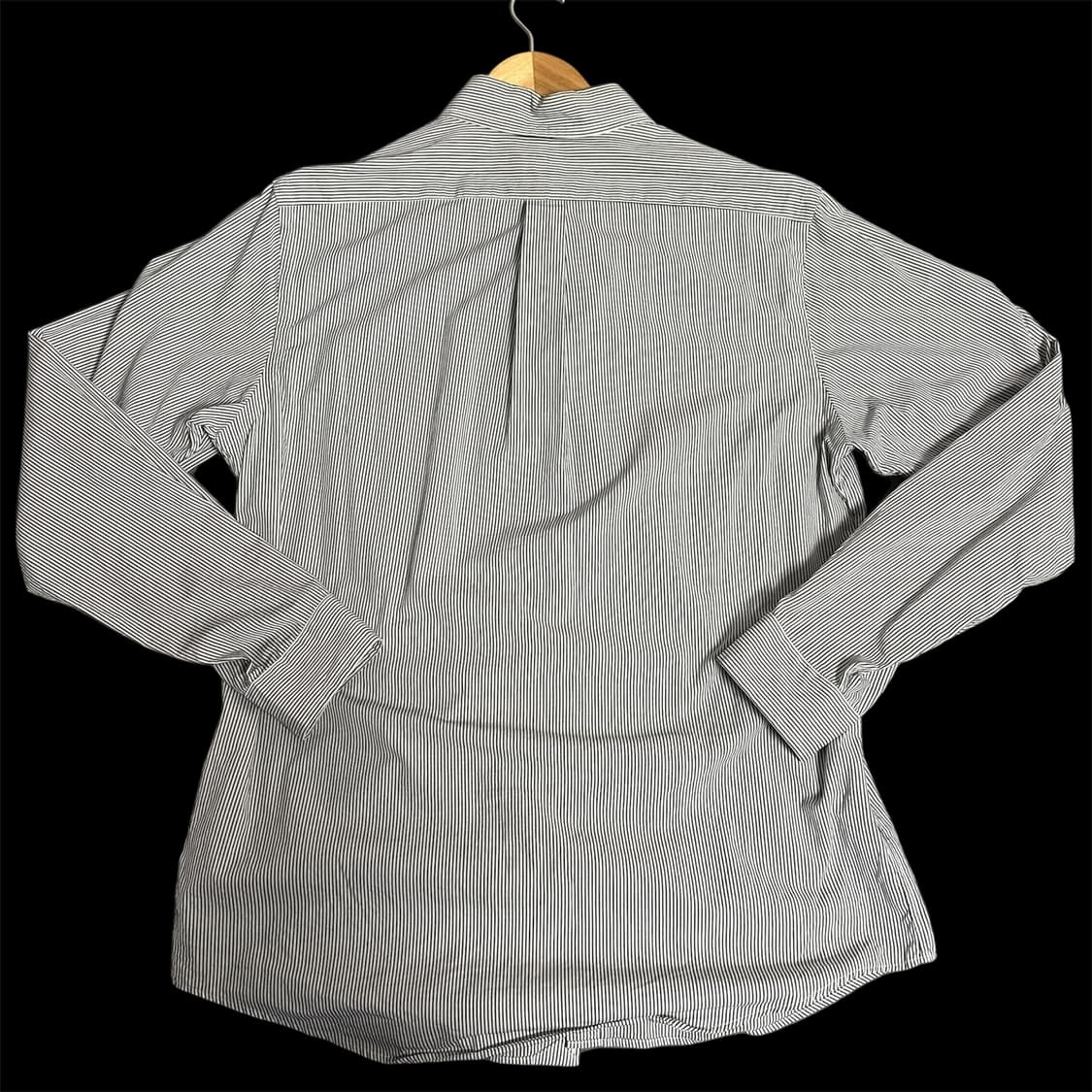 폴로 클래식 핏 스트라이프 셔츠 M 화이트/네이비 상품이미지3