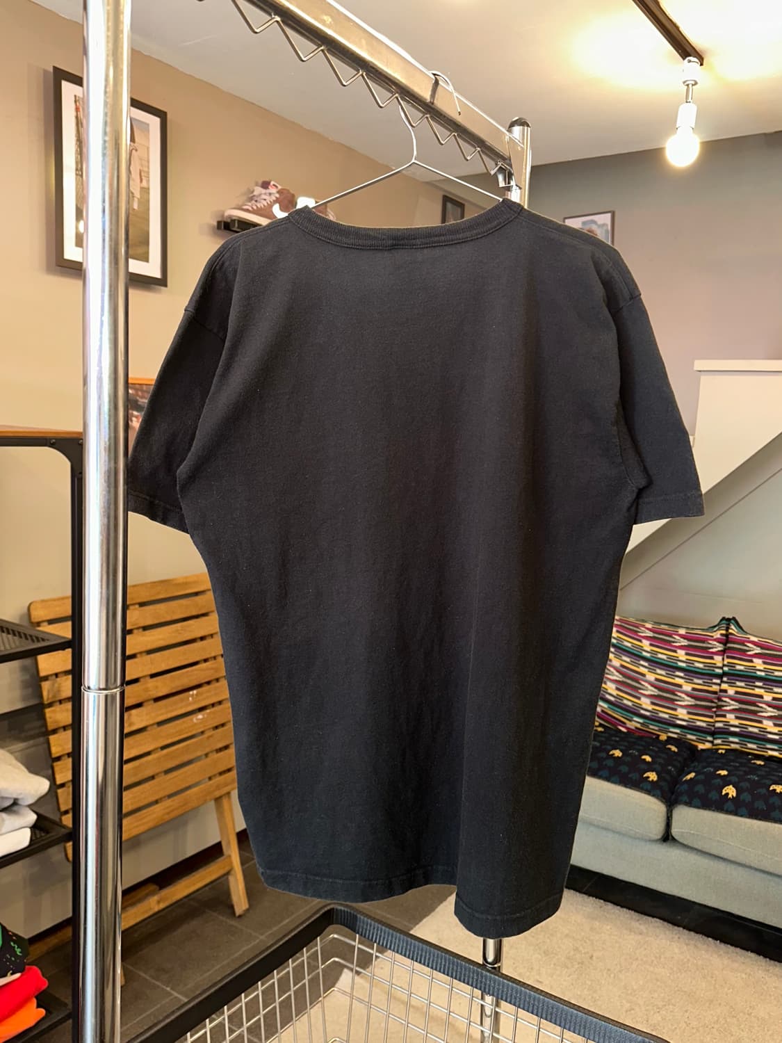 Champion T1011 black pocekt T-shirt 상품이미지8