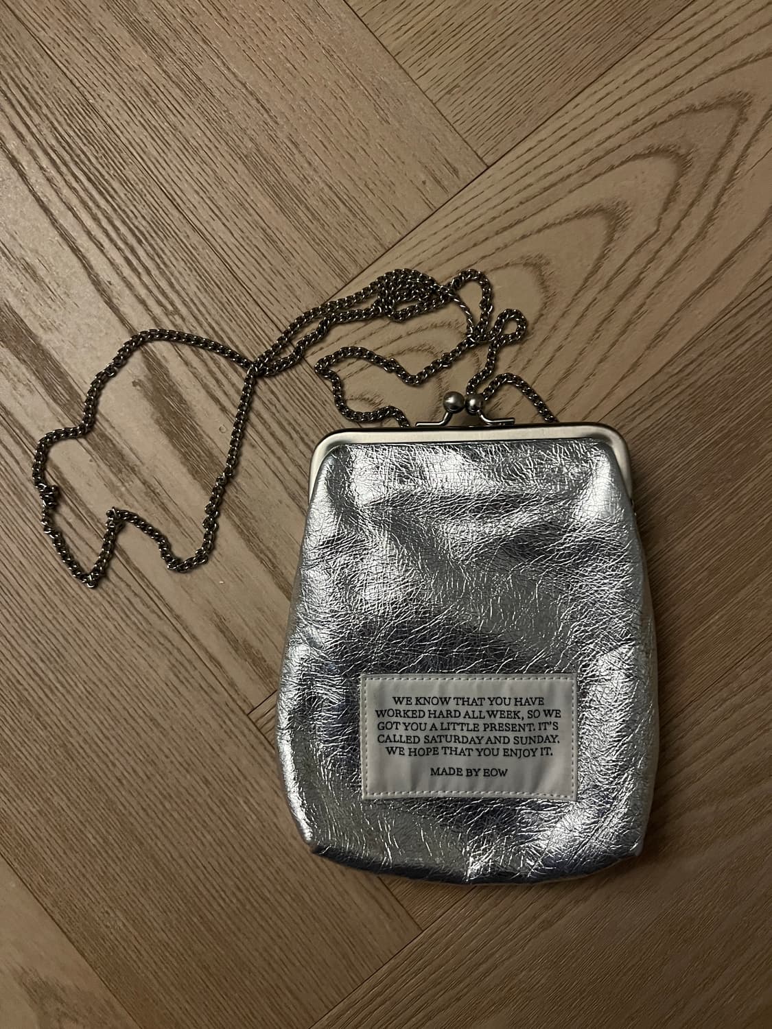 이오더블유 프라이데이 백 실버 상품이미지1