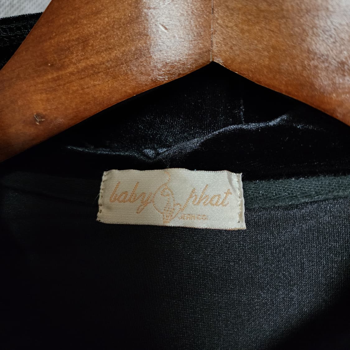 Y2k 키치 벨벳 롱 후드집업 상품이미지5