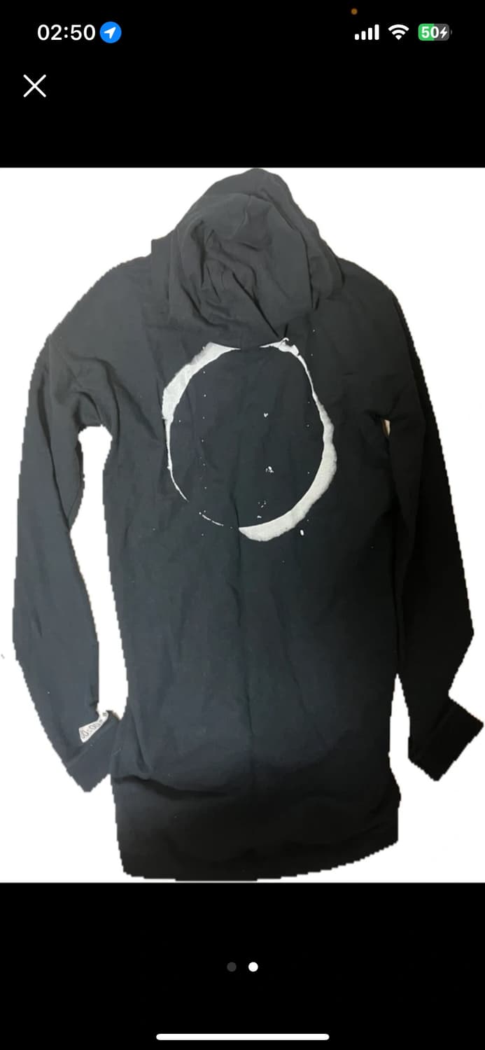 00:00:mm 일본 구제 블랙 후드집업 원피스 상품이미지1