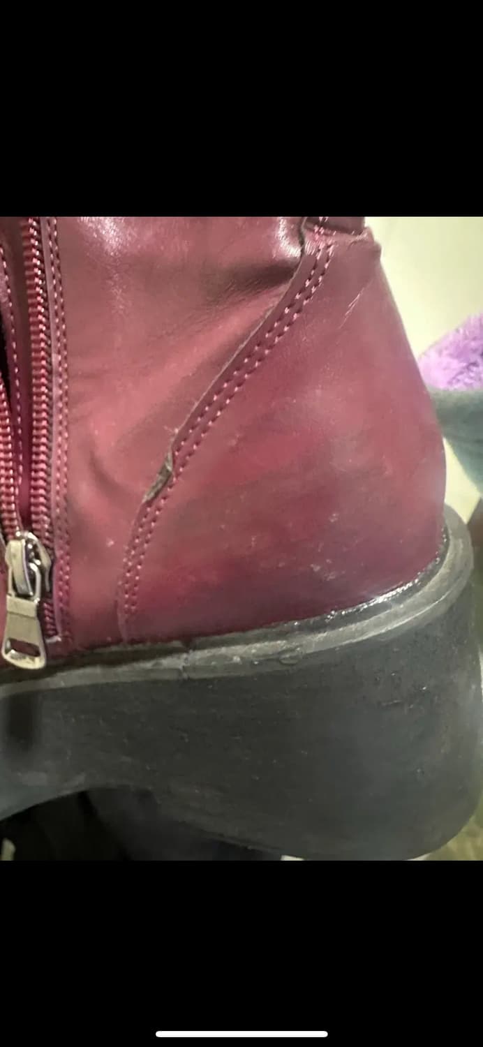 애즈온 마야부츠 롱 버건디 240 상품이미지5