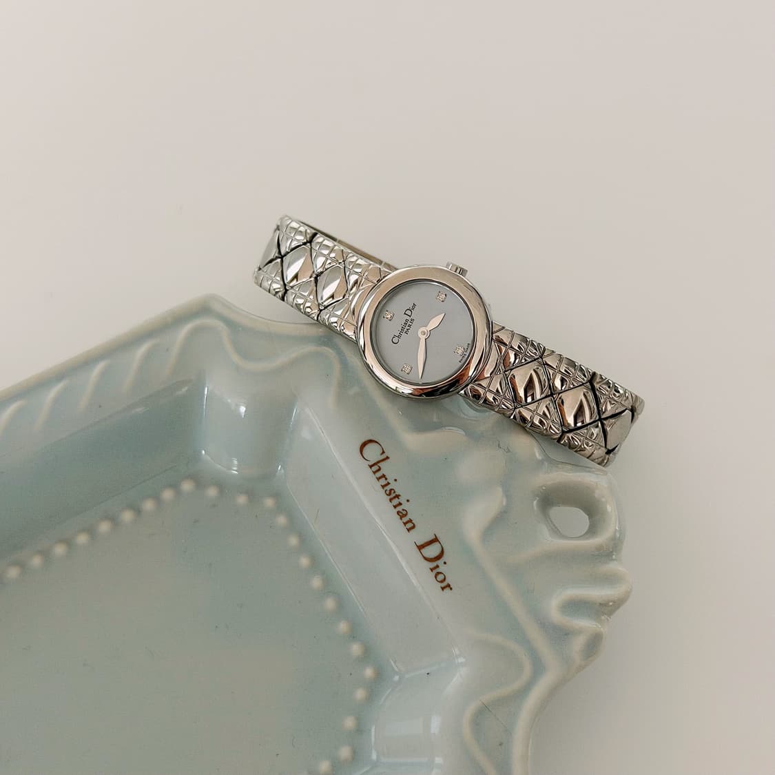 빈티지 레이디 디올 4p 다이아 까나쥬 시계 상품이미지4