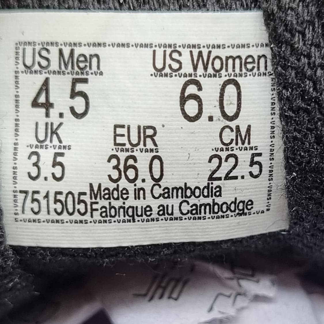 반스 올드스쿨 블랙 스니커즈 225 상품이미지6