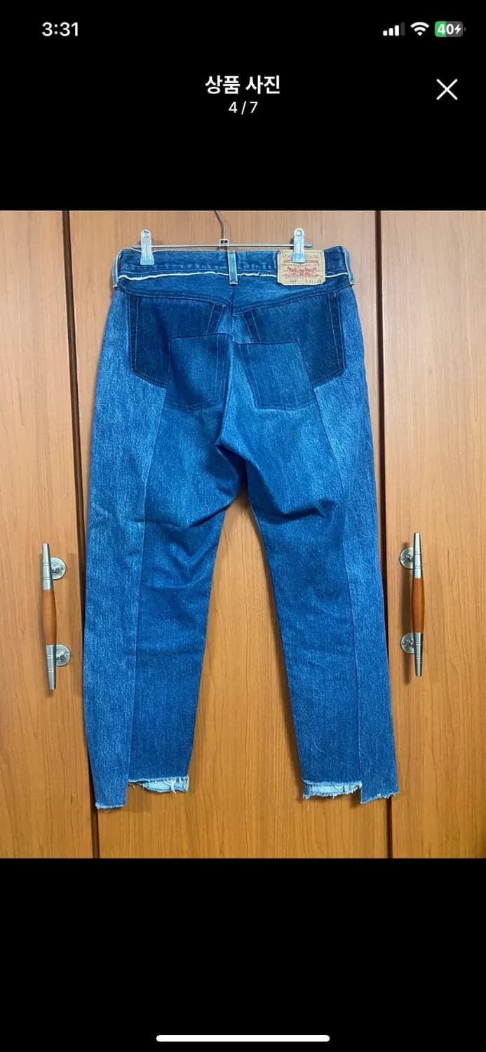 [LEVIS] 리바이스 501 리워크 컷오프 데님팬츠 30사이즈 상품이미지4