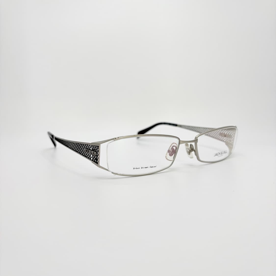 JACK&JILL 잭앤질 실버 스퀘어 메탈테 상품이미지2