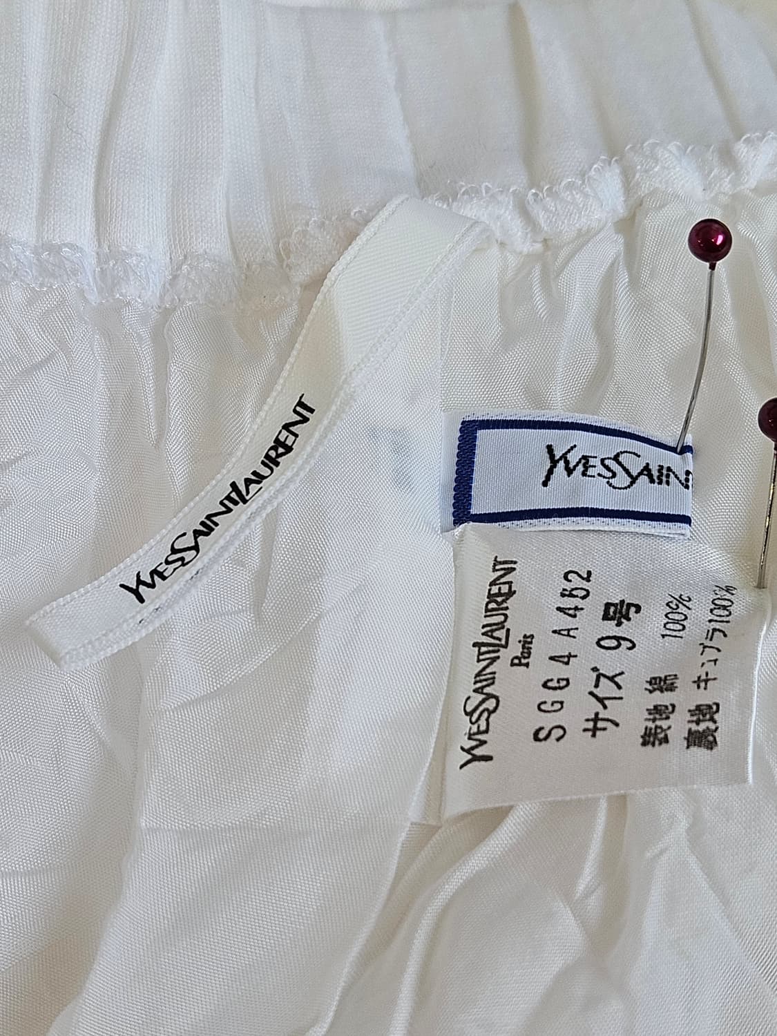 입생로랑(YVES SAINT LAURENT) 자수 스커트 상품이미지9