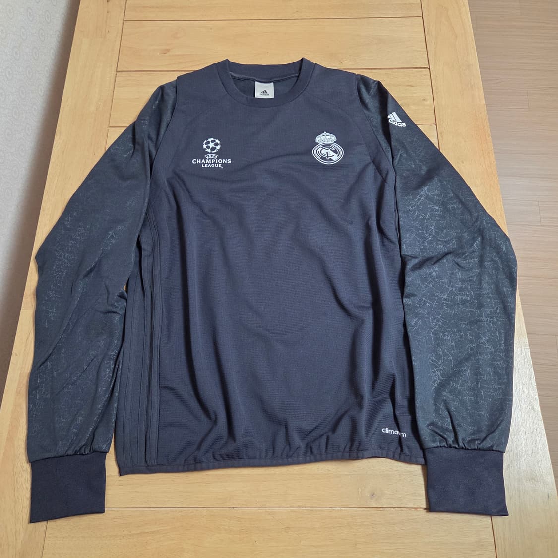 100 아디다스 레알마드리드 트레이닝 긴팔 챔스 축구 상품이미지1