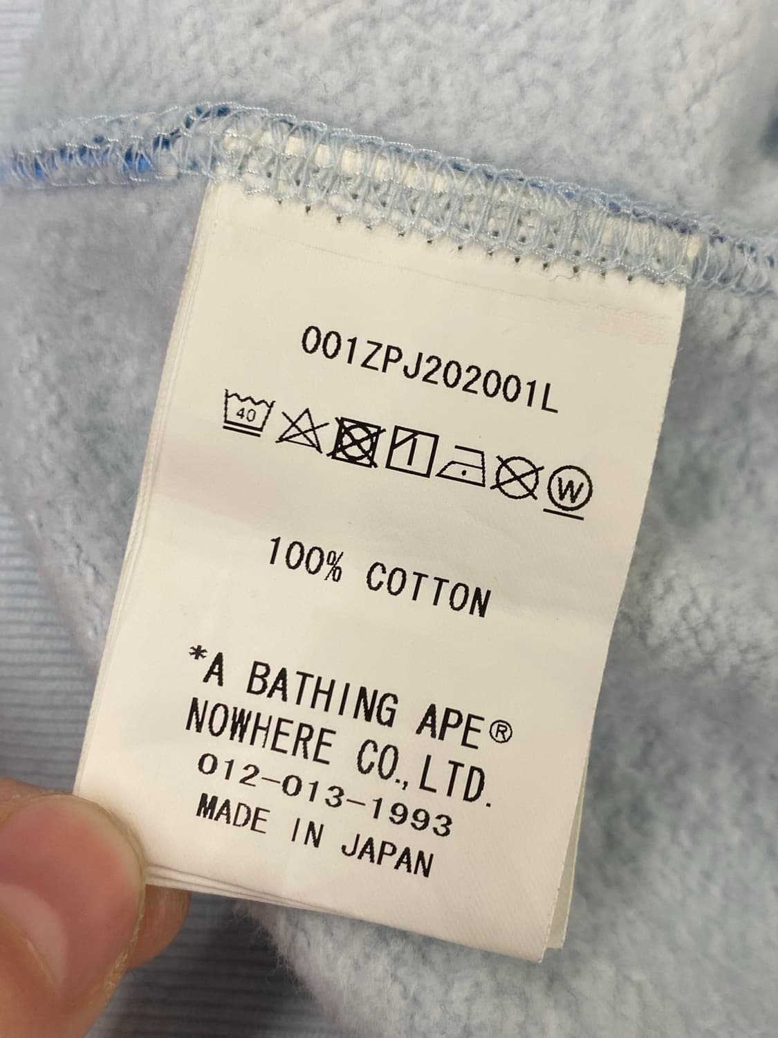 베이프 블루카모 베이프스타 후드집업 우먼M  상품이미지5